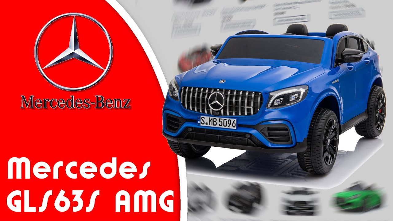 Kinderfahrzeug - Elektro Auto Mercedes GLC63S - lizenziert - Ein bee