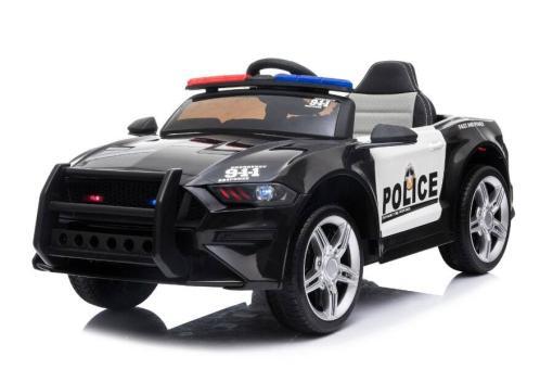 Kinder Elektroauto, Kinderauto "Polizei Design -07" - 12V4,5AH Akku, 2,4Ghz Ferngesteuert, MP3
