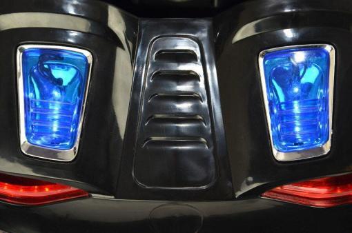 Elektro Kinderfahrzeug Kinderauto für Kinder ab 2 Jahre 12V Schwarz Lichter LED Flügeltüren-8