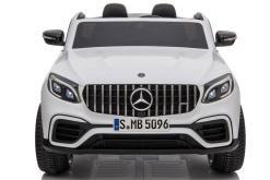 Elektro Kinderfahrzeug lizenziert Mercedes GLC AMG - mit Ledersitz, EVA Reifen und Lackiert - schwarz -2