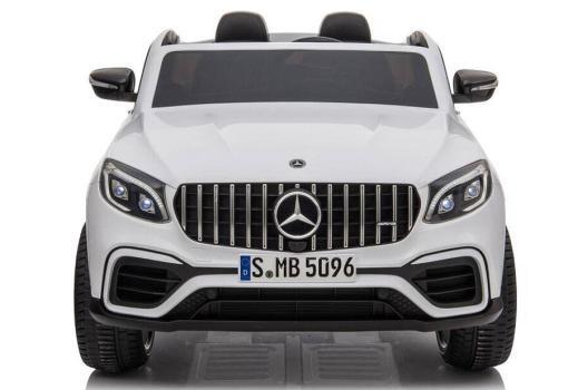 Elektro Kinderfahrzeug lizenziert Mercedes GLC AMG - mit Ledersitz, EVA Reifen und Lackiert - schwarz -2