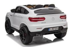 Elektro Kinderfahrzeug lizenziert Mercedes GLC AMG - mit Ledersitz, EVA Reifen und Lackiert - schwarz -4