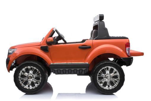 Elektro Kinderfahrzeug Kinderauto für Kinder ab 2 Jahre 2 Sitzer Zwei Sitzer Ford Ranger Orange Jeep 4x4 12V Mp4-4