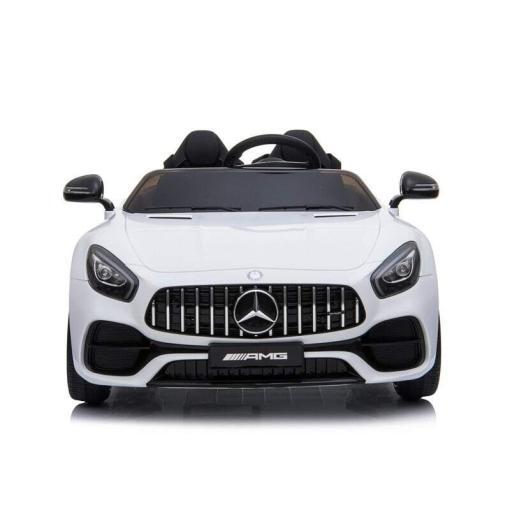 Elektro Kinderauto, Kinderfahrzeug "Mercedes AMG GT Doppelsitzer M" - lizenziert - 12V, -2,4Ghz Ferngesteuert, MP3, Ledersitz+EVA – Bild 5