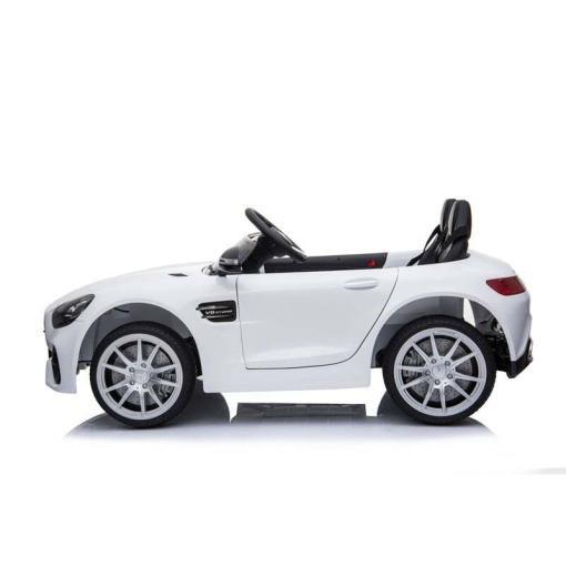 Elektro Kinderauto, Kinderfahrzeug "Mercedes AMG GT Doppelsitzer M" - lizenziert - 12V, -2,4Ghz Ferngesteuert, MP3, Ledersitz+EVA – Bild 6