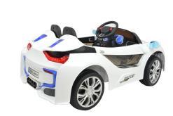 Elektro Kinderfahrzeug Kinderauto für Kinder ab 2 Jahre 12V Weiß Lichter LED Flügeltüren-2