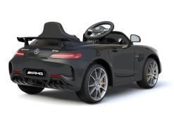 Elektro Kinderfahrzeug Kinderauto Mercedes Gtr Amg Schwarz für Kinder ab 2 Jahren 12V Sportwagen-2