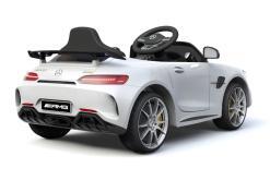 Elektro Kinderfahrzeug Kinderauto Mercedes Gtr Amg Weiß für Kinder ab 2 Jahren 12V Sportwagen-2