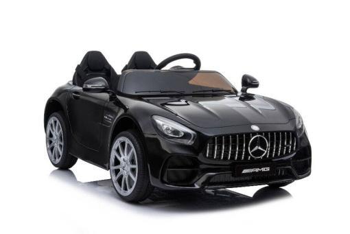 Elektro Kinderauto, Kinderfahrzeug "Mercedes AMG GT Doppelsitzer M" - lizenziert - 12V, -2,4Ghz Ferngesteuert, MP3, Ledersitz+EVA – Bild 10