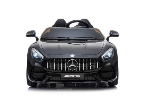 Elektro Kinderauto, Kinderfahrzeug "Mercedes AMG GT Doppelsitzer M" - lizenziert - 12V, -2,4Ghz Ferngesteuert, MP3, Ledersitz+EVA – Bild 4