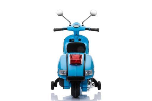 Elektro Kindermotorrad "Vespa" - Lizenziert - 12V - 2 Motoren - MP3 - Ledersitz – Bild 8