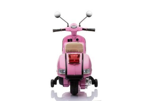 Elektro Kindermotorrad "Vespa" - Lizenziert - 12V - 2 Motoren - MP3 - Ledersitz – Bild 10