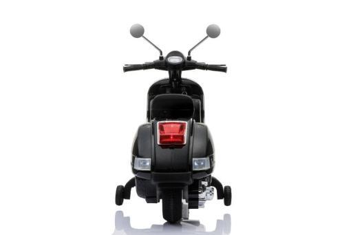 Elektro Kindermotorrad "Vespa" - Lizenziert - 12V - 2 Motoren - MP3 - Ledersitz – Bild 9