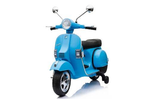 Elektro Kinder Motorrad Vespa - Lizenziert - 12V - 2 Motoren