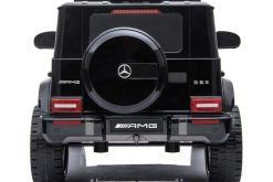 mercedes g63 amg elektro kinderfahrzeug ferngesteuert mit musik eva und leder - schwarz -3