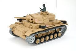 Ferngesteuerter Panzer mit Schuss Tauchpanzer III 116 Heng Long - 2,4Ghz -PRO 9