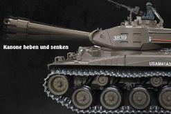 Ferngesteuerter Panzer mit Schuss U.S. M41 A3 WALKER BULLDOG Heng Long 1-16 -2,4Ghz V6.0 -PRO -12