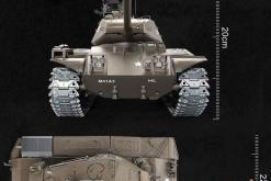 Ferngesteuerter Panzer mit Schuss U.S. M41 A3 WALKER BULLDOG Heng Long 1-16 -2,4Ghz V6.0 -PRO -13