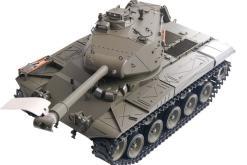 Ferngesteuerter Panzer mit Schuss U.S. M41 A3 WALKER BULLDOG Heng Long +Metallgetriebe -2,4Ghz -V 6.0 -2