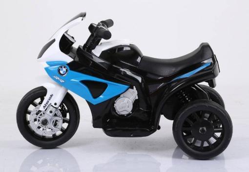 bmw kindermotorrad lizeniert s1000 - dreirad - blau -2