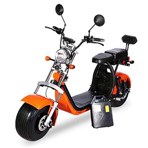 Coco Bike Fat E Scooter mit StraBenzulassung bis zu 40 km h schnell 35km Reichweite 60V 1500W 20AH Akku