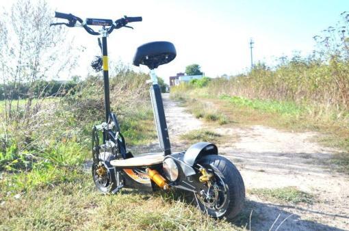 elektro scooter captain 1500w 48V mit Holzbrett -3