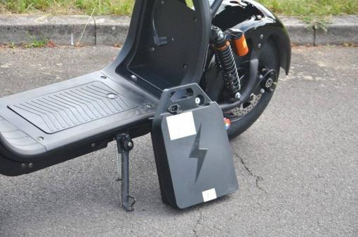 elektro scooter coco bike fat mit strassenzulassung cp01 schwarz -4