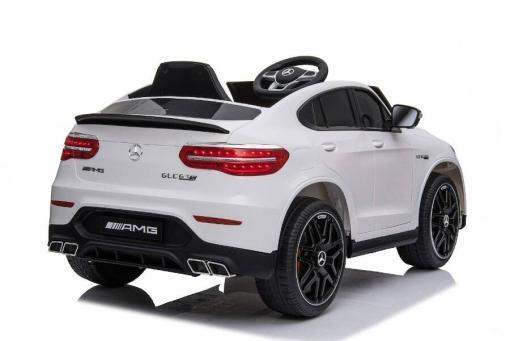 Elektro Kinderauto, Kinderfahrzeug "Mercedes GLC63S - M" -lizenziert- 12V, + 2,4Ghz+Ledersitz+EVA – Bild 8
