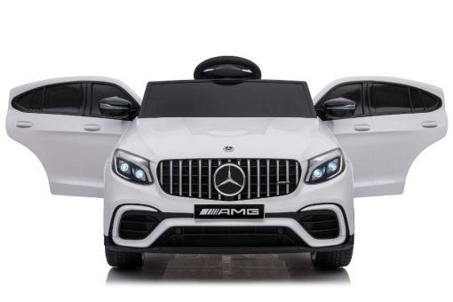 Elektro Kinderauto, Kinderfahrzeug "Mercedes GLC63S - M" -lizenziert- 12V, + 2,4Ghz+Ledersitz+EVA – Bild 5
