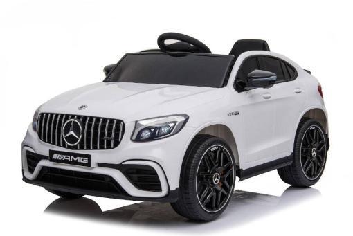 Elektro Kinderauto, Kinderfahrzeug "Mercedes GLC63S - M" -lizenziert- 12V, + 2,4Ghz+Ledersitz+EVA