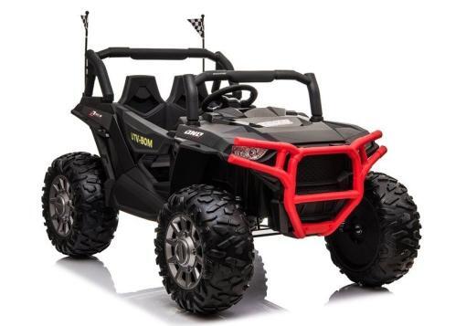 Kinderfahrzeug - Elektro Auto "Buggy 999" - 12V10AH Akku,4 Motoren- 2,4Ghz, Allrad+2 Sitzer+MP3+Ledersitz+EVA – Bild 7