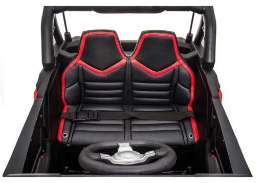 Kinderfahrzeug - Elektro Auto "Buggy 999" - 12V10AH Akku,4 Motoren- 2,4Ghz, Allrad+2 Sitzer+MP3+Ledersitz+EVA – Bild 5