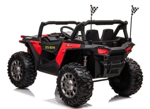 Kinderfahrzeug - Elektro Auto "Buggy 999" - 12V10AH Akku,4 Motoren- 2,4Ghz, Allrad+2 Sitzer+MP3+Ledersitz+EVA – Bild 3
