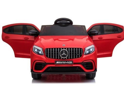 Elektro Kinderauto, Kinderfahrzeug "Mercedes GLC63S - M" -lizenziert- 12V, + 2,4Ghz+Ledersitz+EVA – Bild 4
