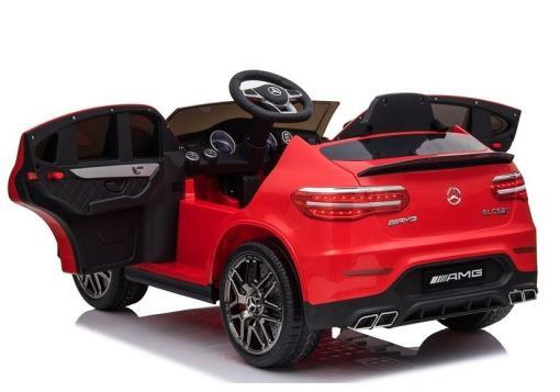 Elektro Kinderauto, Kinderfahrzeug "Mercedes GLC63S - M" -lizenziert- 12V, + 2,4Ghz+Ledersitz+EVA – Bild 10
