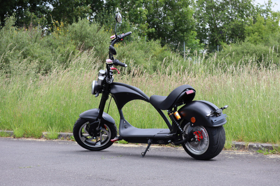 Elektro Scooter Coco Bike E-Chopper mit Straßenzulassung bis zu 48 km/h  schnell - ca. 50 km Reichweite, 60V | 2000W | 20AH Akku