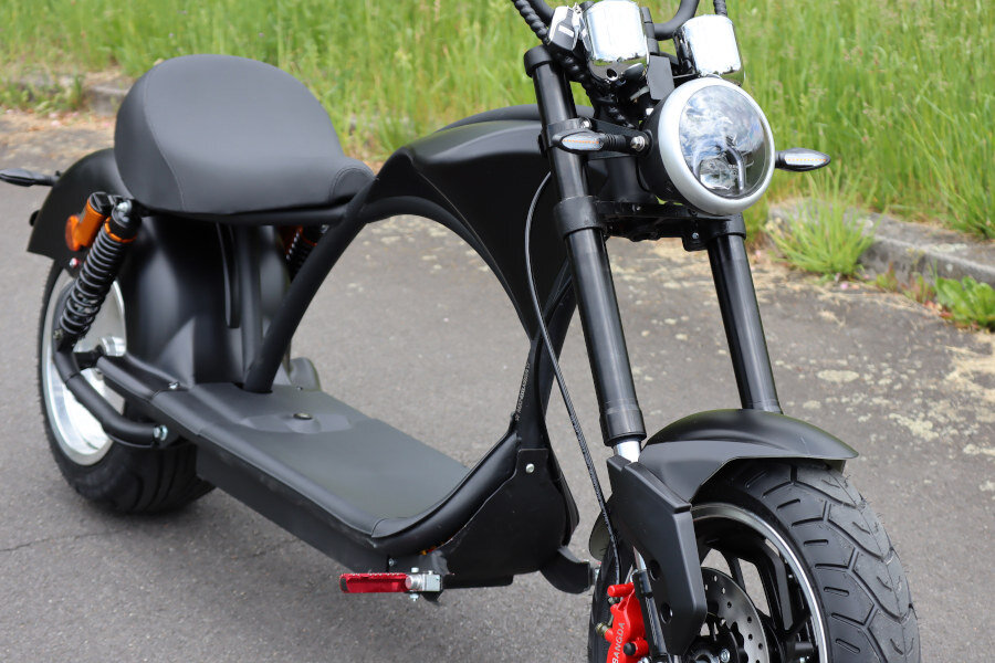 Elektro Scooter Coco Bike E-Chopper mit Straßenzulassung bis zu 48 km/h  schnell - ca. 50 km Reichweite, 60V | 2000W | 20AH Akku