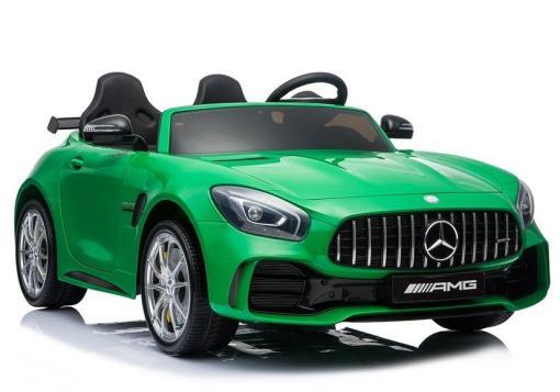 Kinder Elektroauto, Kinderauto "Mercedes GT R Doppelsitzer" lizenziert, 12V, 2,4Ghz Ferngesteuert, MP3, Ledersitz+EVA – Bild 5