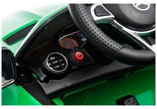 Kinder Elektroauto, Kinderauto "Mercedes GT R Doppelsitzer" lizenziert, 12V, 2,4Ghz Ferngesteuert, MP3, Ledersitz+EVA – Bild 12