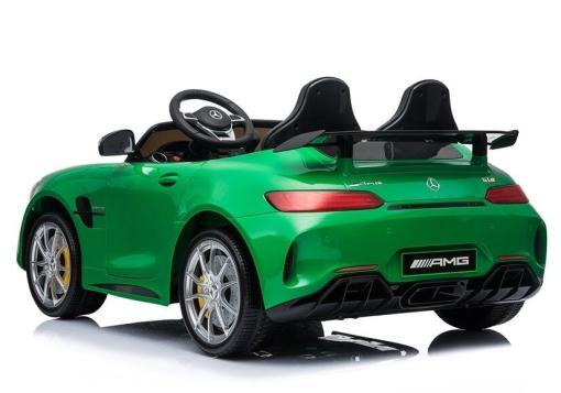 Kinder Elektroauto, Kinderauto "Mercedes GT R Doppelsitzer" lizenziert, 12V, 2,4Ghz Ferngesteuert, MP3, Ledersitz+EVA – Bild 14
