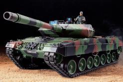 ferngesteuerter panzer leopard 2a6 deutsch pro mit metallgetriebe und metallketten - 1