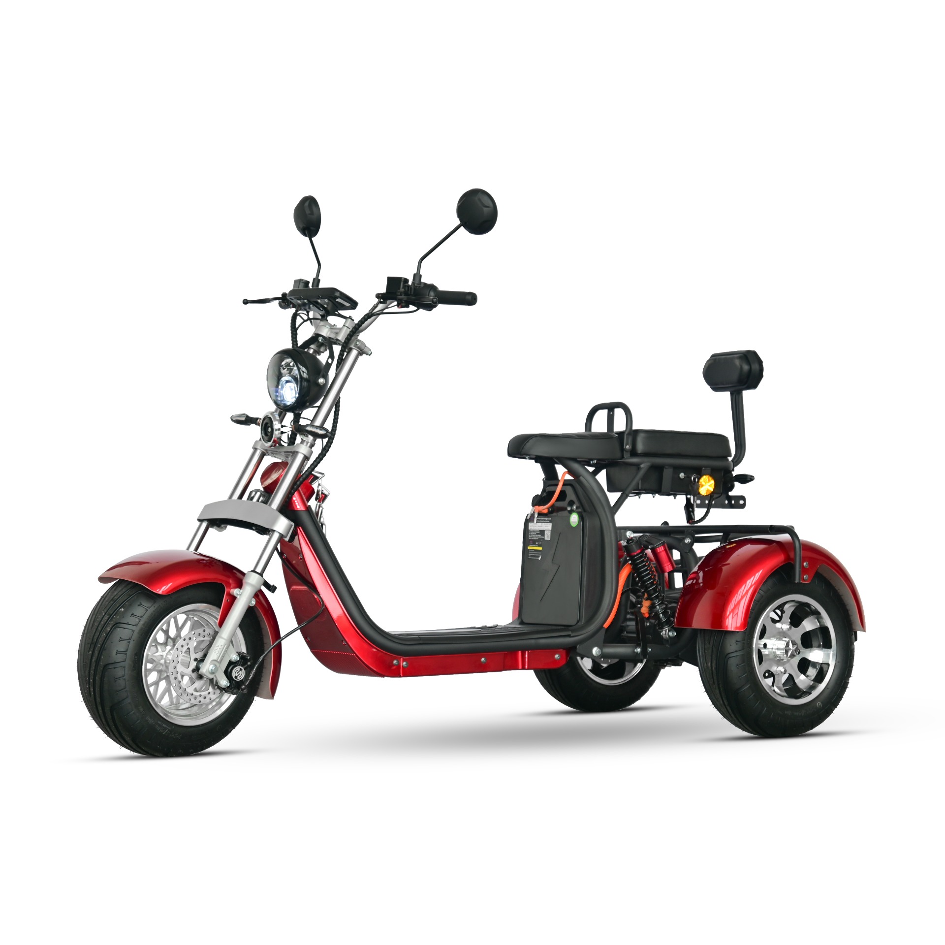 Coco Bike E-Scooter mit Straßenzulassung und drei Räder Trike ca. 70km Reichweite, 60V | 2000W | 40AH Akku – Bild 21