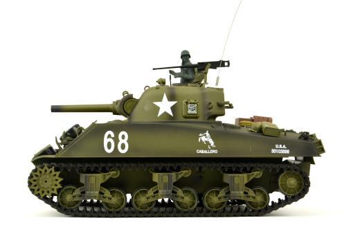RC Panzer "US M4A3 Sherman" Heng Long 1:16 mit Rauch&Sound+Stahlgetriebe und 2,4Ghz -V 7.0 – Bild 10