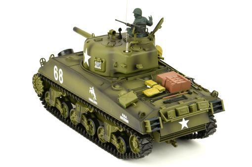 RC Panzer "US M4A3 Sherman" Heng Long 1:16 mit Rauch&Sound+Stahlgetriebe und 2,4Ghz -V 7.0 – Bild 12