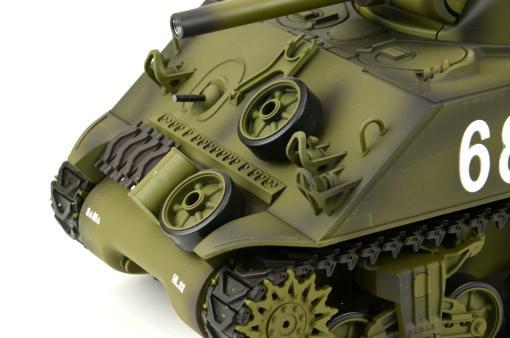 RC Panzer "US M4A3 Sherman" Heng Long 1:16 mit Rauch&Sound+Stahlgetriebe und 2,4Ghz -V 7.0 – Bild 8
