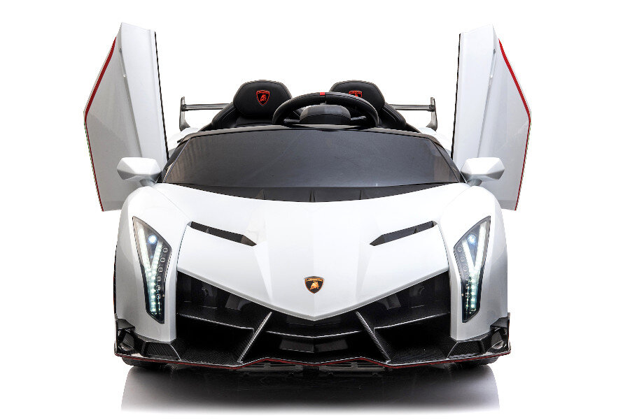 Kinderfahrzeug - Elektro Auto Lamborghini Veneno - lizenziert - 12V10AH,  4 Motoren- 2,4Ghz Fernsteuerung, MP3, Ledersitz+EVA+Allrad+2 Sitzer