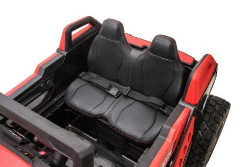 Kinderfahrzeug - Elektro Auto "Buggy 928" - 2x 12V7A Akku,4x75W Motoren- 2,4Ghz, Allrad+2 Sitzer+Ledersitz+EVA – Bild 5