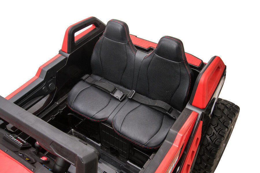 Kinderfahrzeug - Elektro Auto Buggy 928 - 2x 12V7A Akku,4x75W Motoren-  2,4Ghz, Allrad+2 Sitzer+Ledersitz+EVA