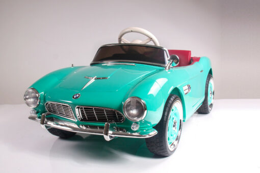 Kinderfahrzeug - Elektro Auto "BMW 507 Oldtimer" - Lizenziert - 12V7AH, 2.4Ghz Fernsteuerung, MP3, Ledersitz+EVA – Bild 9
