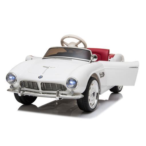 Kinderfahrzeug - Elektro Auto "BMW 507 Oldtimer" - Lizenziert - 12V7AH, 2.4Ghz Fernsteuerung, MP3, Ledersitz+EVA – Bild 10